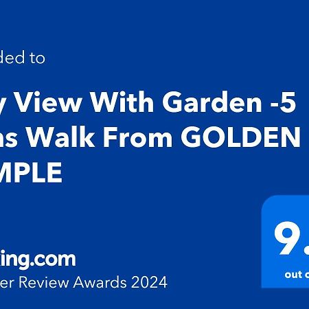 City View With Garden -5 Mins Walk From Golden Temple Amritsar Buitenkant foto
